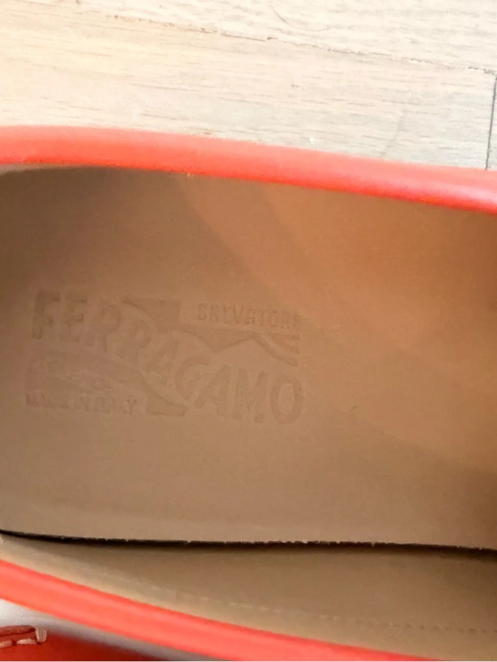 AUTHENTIC/Salvatore Ferragamo Leather Gancini loafers, sz12, NEVER WORN (no box) - Picture 3 of 5